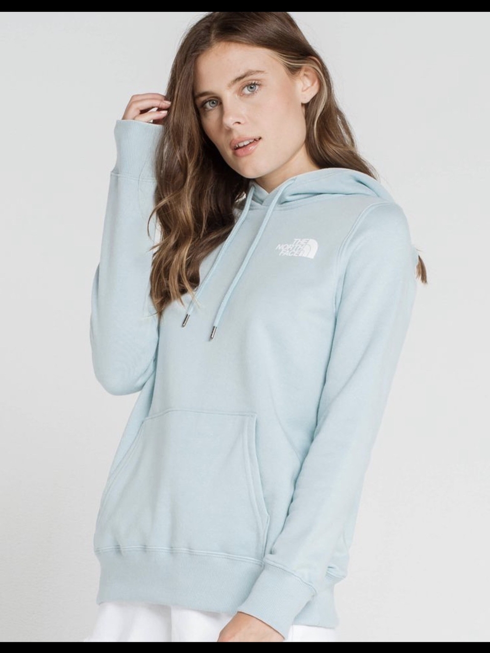 The North Face Women's Light Blue Pullover Hoodie